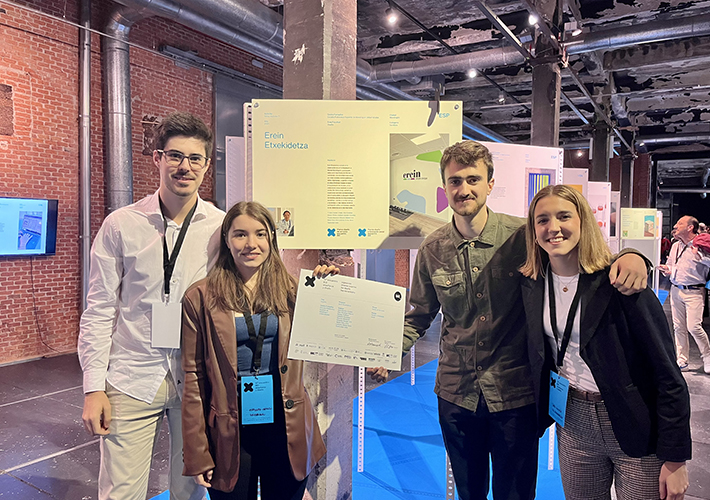 Foto Estudiantes del Máster en Diseño Estratégico de Mondragon Unibertsitatea reciben dos premios en el 10º Encuentro BID de Enseñanza y Diseño.